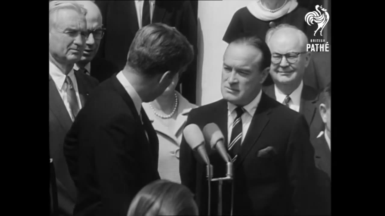 Sept. 11, 1963 - JFK Presents Congressional Gold Medal to Bob Hope