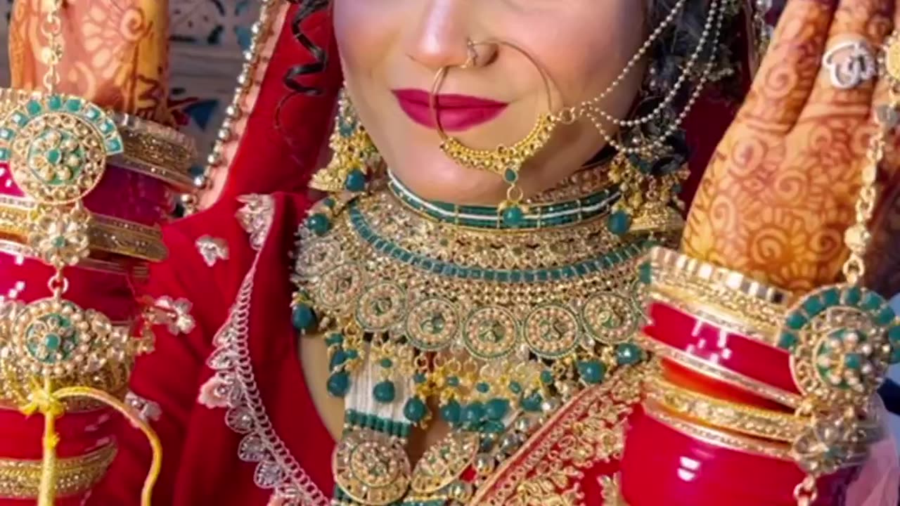 Indian bridge makeup