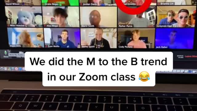 Our WHOLE Zoom class pranked our teacher 😂😂 (she was so confused!!)