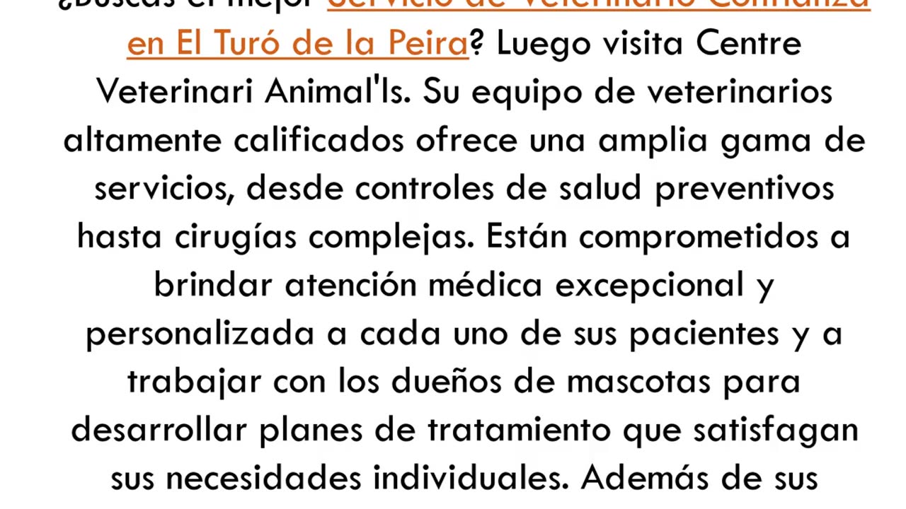 Mejor Servicio de Veterinario Confianza en El Turó de la Peira