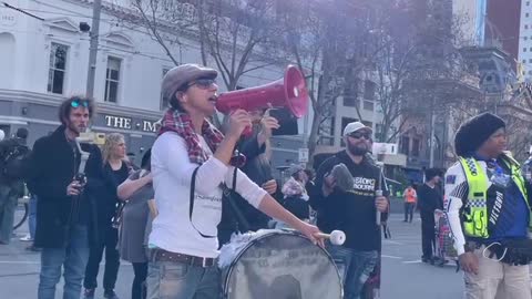 Wake Up! Peaceful Protest to get the word out! Stand with the Truth! Stop the Vax!