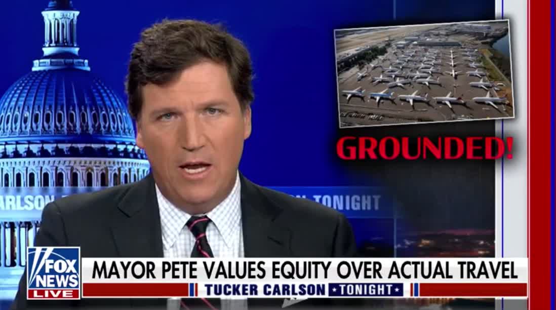 Tucker Carlson mocks the FAA's Notices to Airmen system being renamed