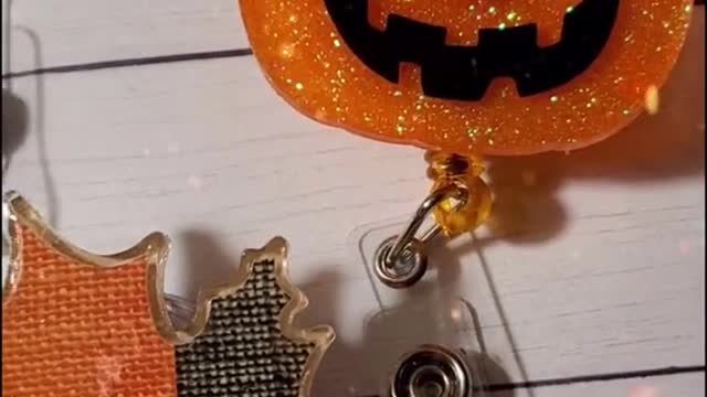 Pumpkin Keychain