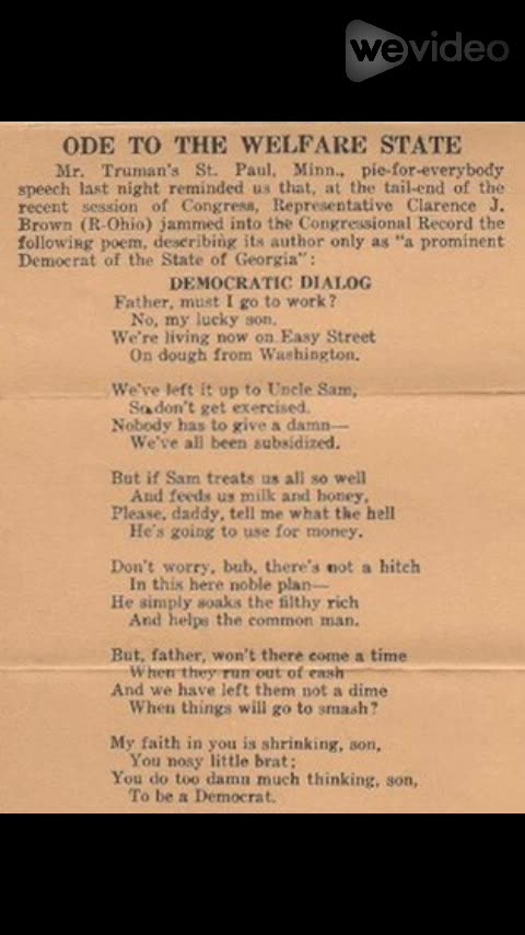 Ode to the Welfare State