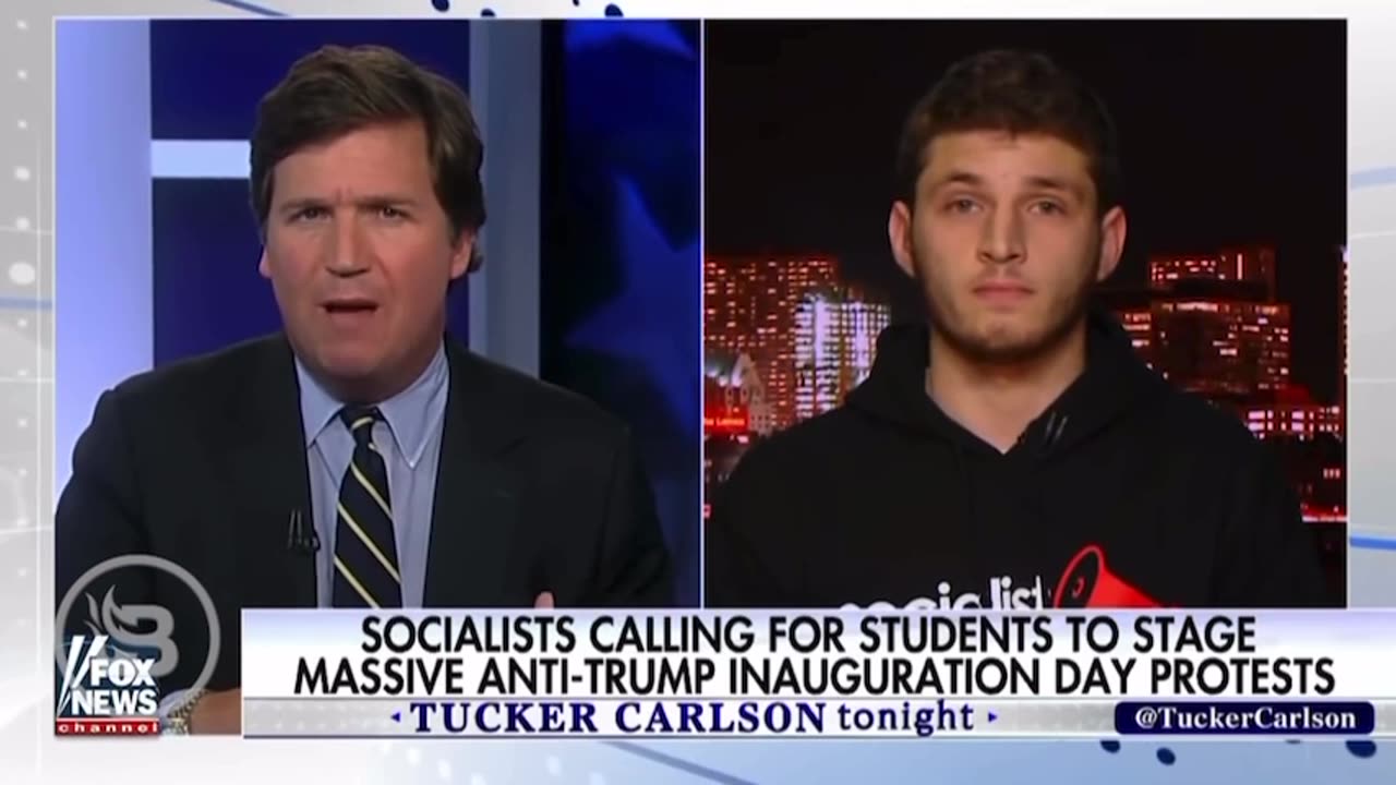 Tucker vs. Socialist College Kid