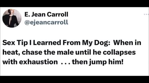 Jean Carroll - Sex Tip