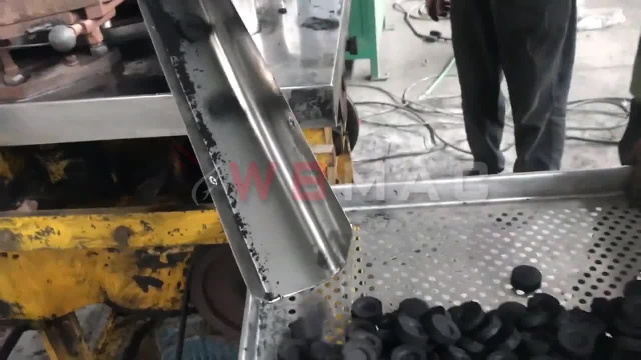 High output coconut shell shisha charcoal briquette making m
