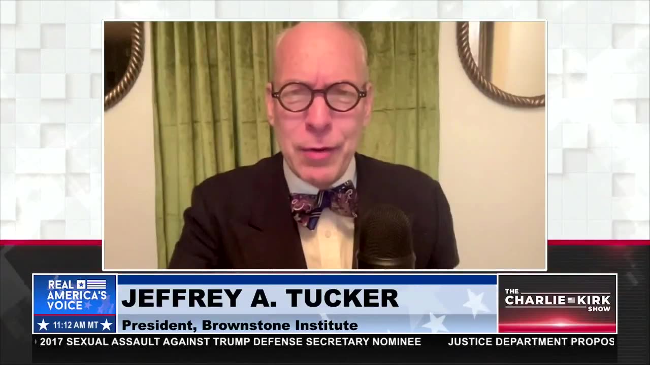 Jeffrey A Tucker: America is NOT Being Governed By A President Anymore