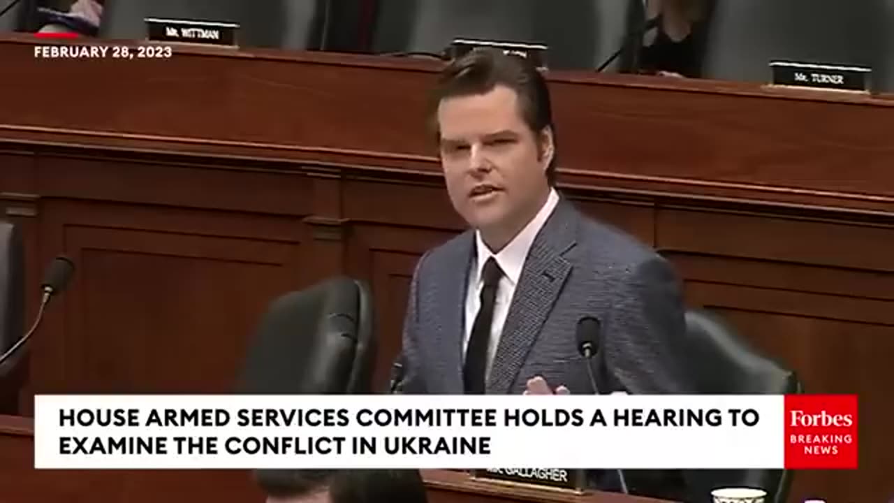 'Ukraine Has A Corruption Problem, Right-'- Matt Gaetz Grills DoD Inspector General