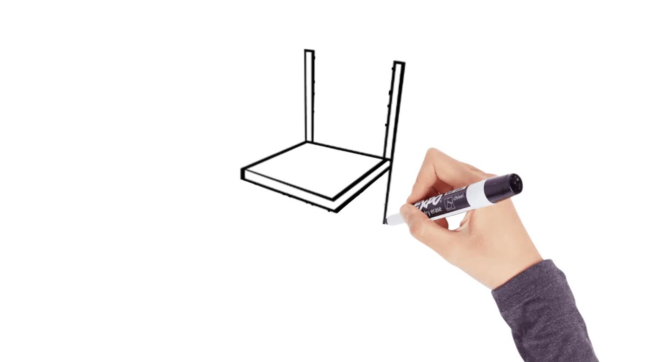 how to draw chair easy step by step