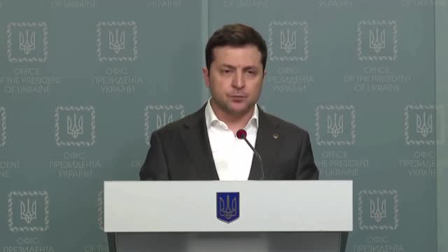 Ukraine's Zelenskiy promises weapons to citizens