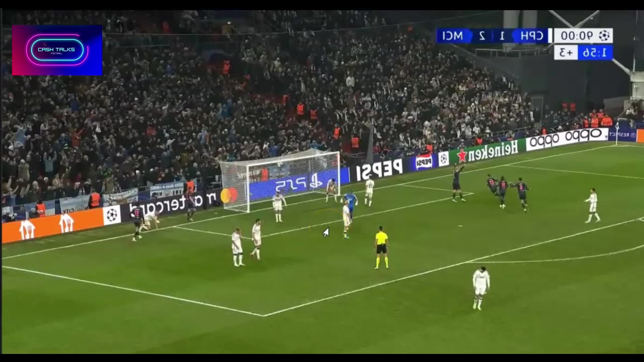 City Score the Same Goal, Learn How ! Copenhagen 1-3 Man City Analysis