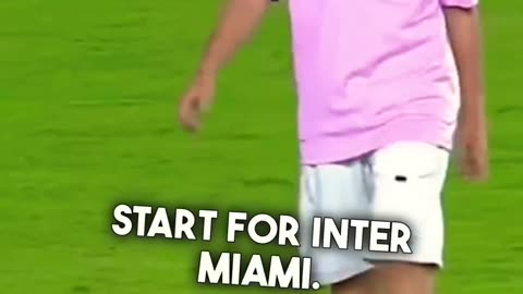 Thiago Messi shows off skills after Lionel Messi’s first start for Inter Miami 👀🔥 #shorts #messi_2