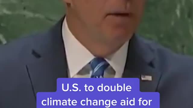 U.S. to double climate change aid for developing countries