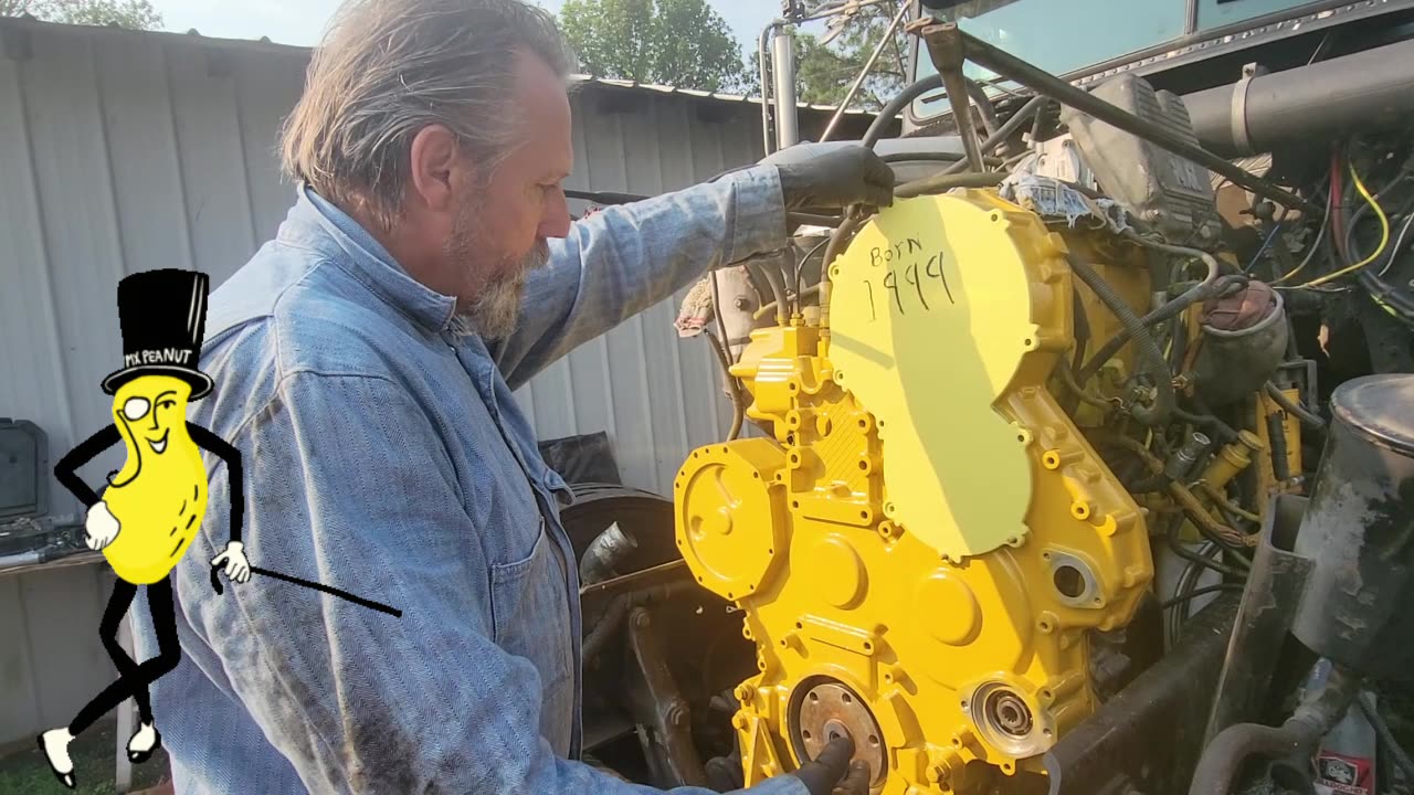 Mr. Peanut comes to Life on CAT MOTOR 3406E