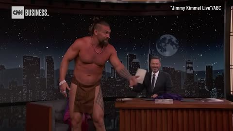 Watch Jason Momoa strip down on live TV to show off his Hawaiian malo