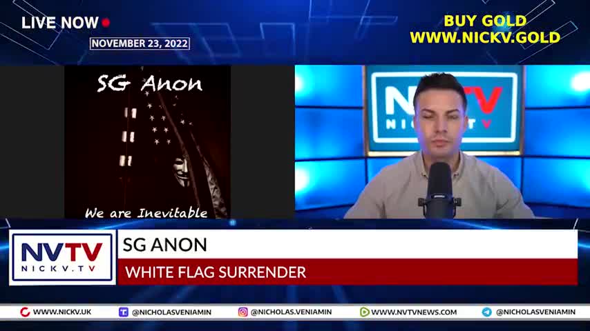 SG ANON DISCUSSES WHITE FLAG SURRENDER WITH NICHOLAS VENIAMIN - TRUMP NEWS
