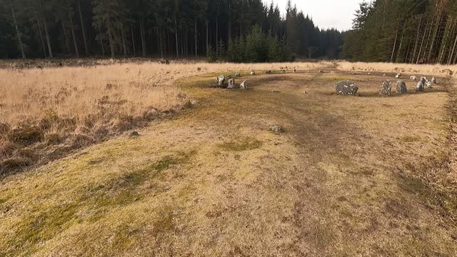 Fernworthy stone circle Dartmoor. 2022