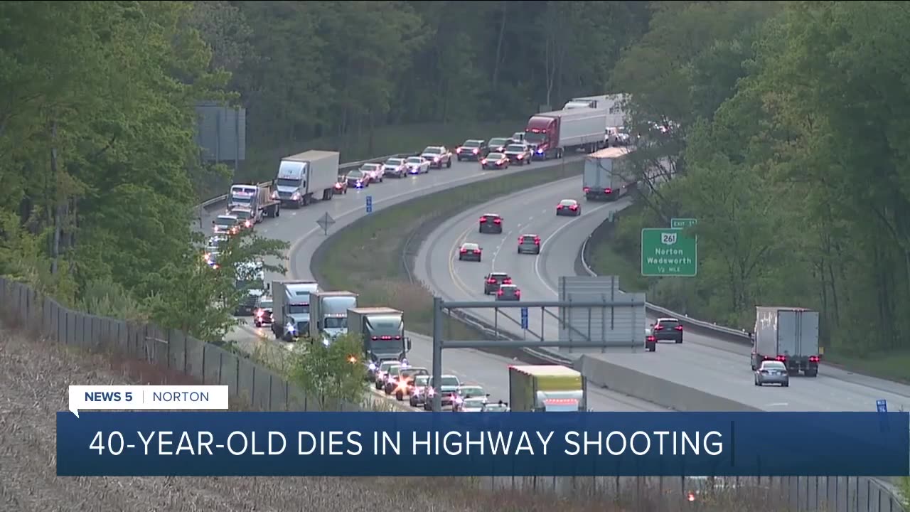 Man driving on I-76 near Norton shot and killed by person in another vehicle