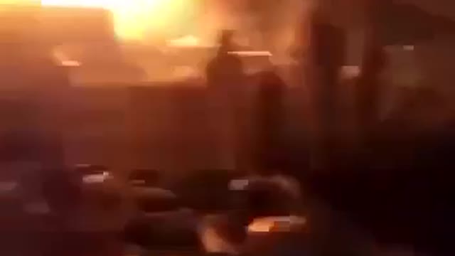 First minutes after the Ukrainian strike on Melitopol
