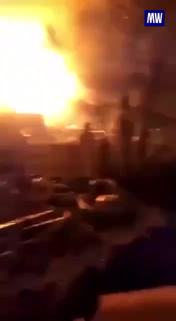 First minutes after the Ukrainian strike on Melitopol
