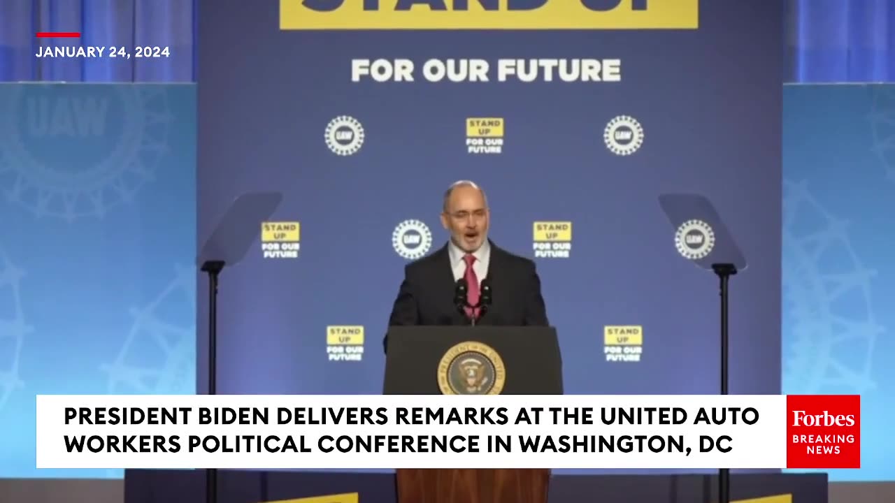 BREAKING NEWS- UAW Endorse President Biden During Event in Washington, DC