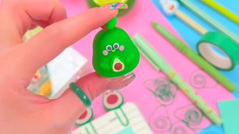 Unboxing Cute AVOCADO 🥑 Stationary Set - #shorts #youtubeshorts