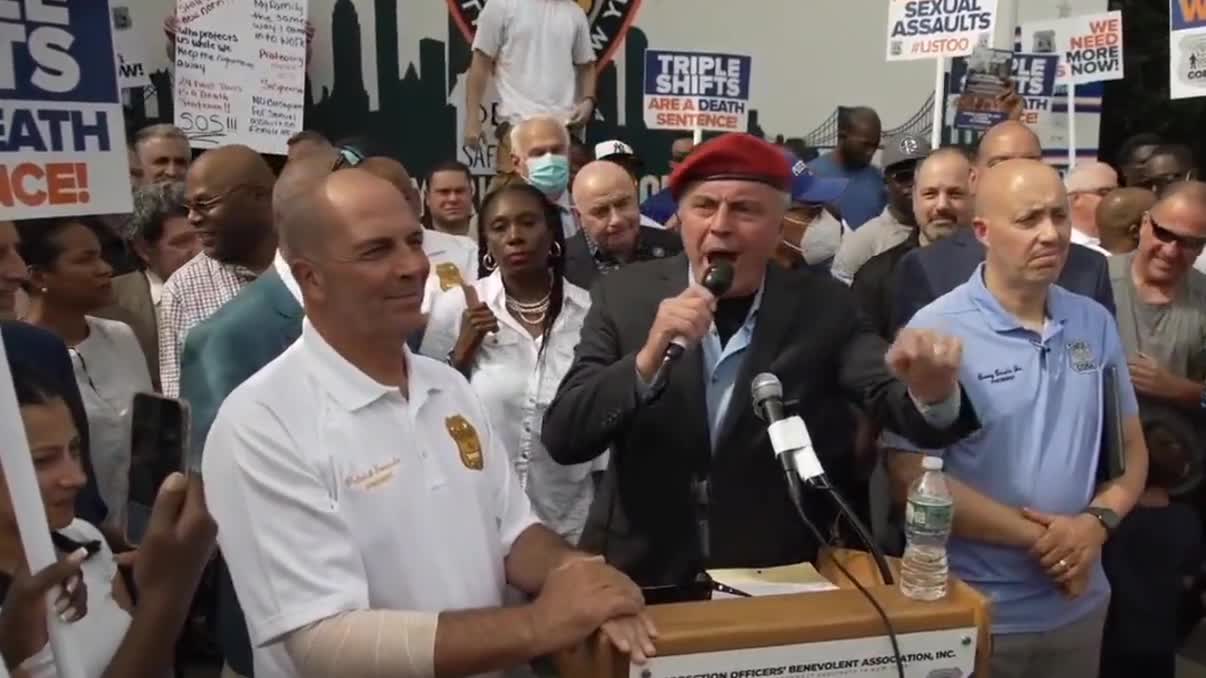 Hundreds gathered outside Rikers Island to demand better treatment by the executives and government.