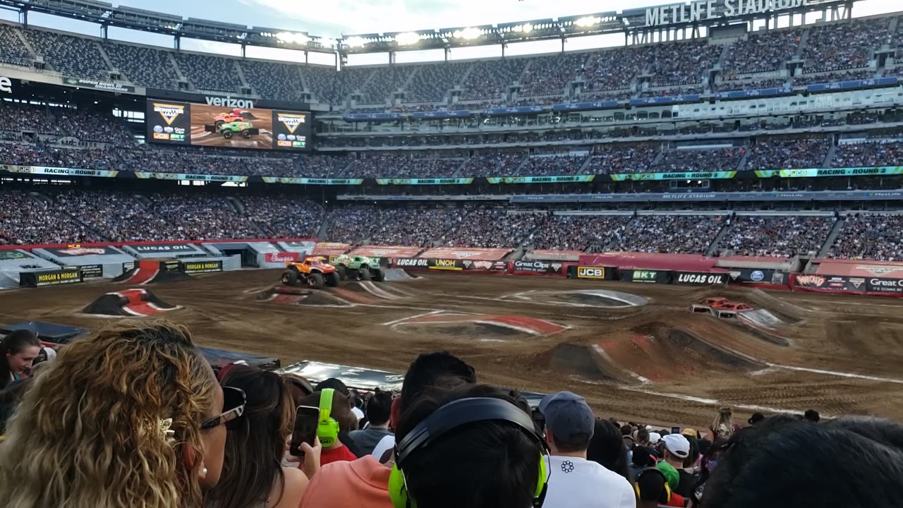 El Toro Loco Crash vs Jester - Monster Jam 2024 at Metlife Stadium