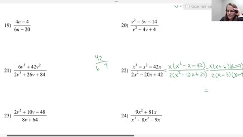 Simplifying Rational Expressions