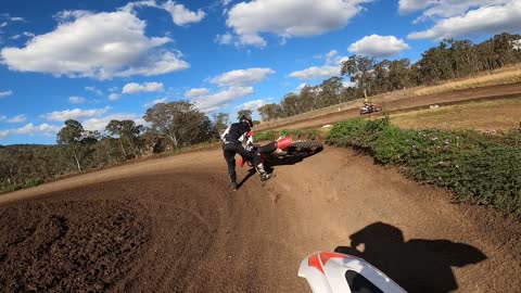 CR250 crash