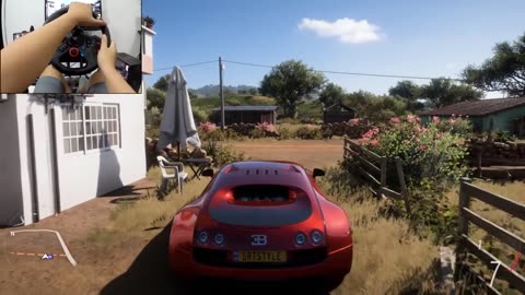 1470HP Bugatti Veyron | Forza Horizon 5 | Logitech g29 gameplay