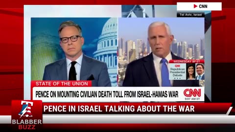 Pence In Israel Talking About The War