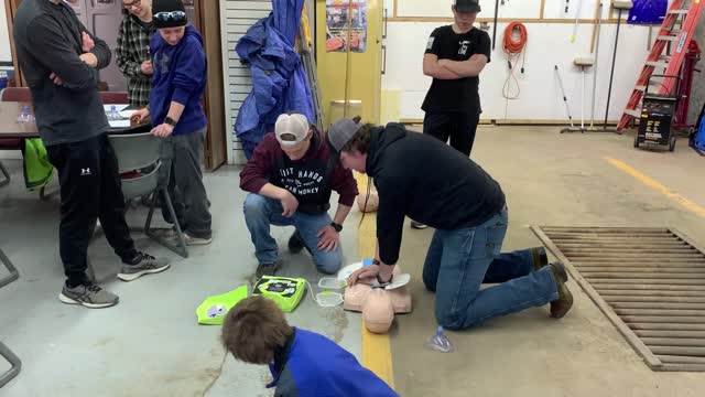 Adult CPR with AED