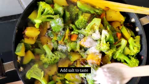 Mix Vegetables Dry - Healthy Winter Recipe _ Mix Veg Sabji banane ki Recipe