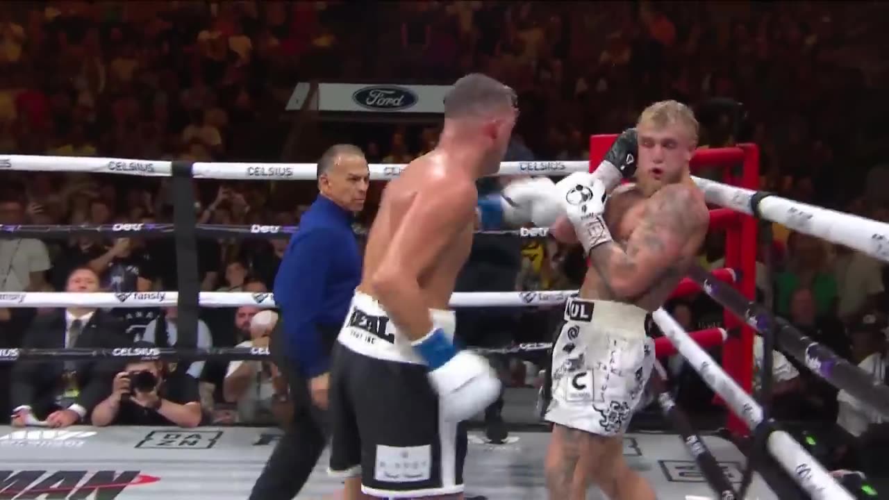 JAKE PAUL VS NATE DIAZ Fight Highlights