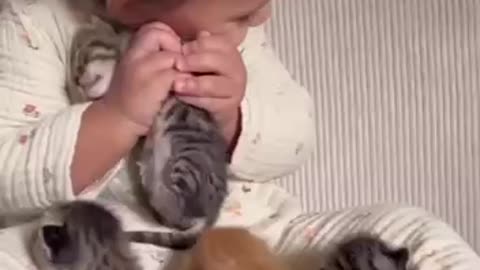 She loves her little buddies