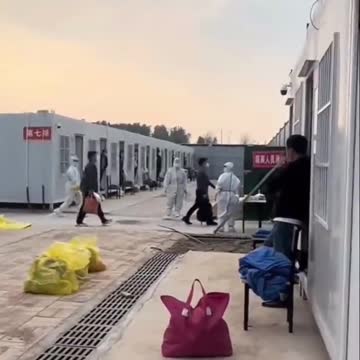 A quarantine camp in Shangqiu City October 30th, 2022