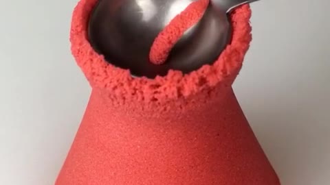 The beauty of conical foam sand