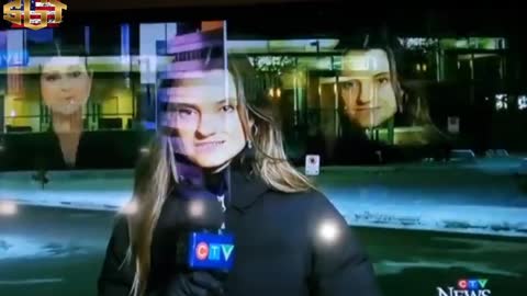 HOLY SHIT. When's last time you saw a young reporter stroke out on live TV? Just happened!!