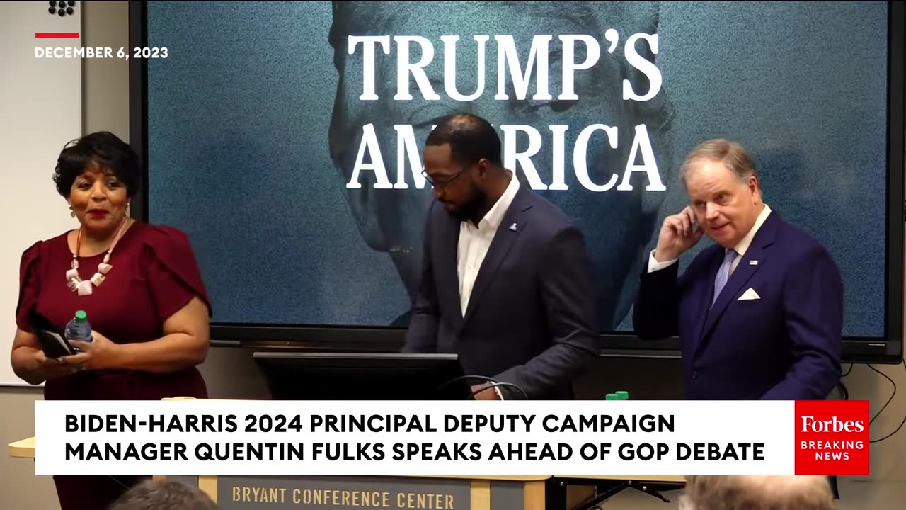 Biden-Harris 2024 Principal Deputy Campaign Manager Quentin Fulks Speaks Ahead Of GOP Debate