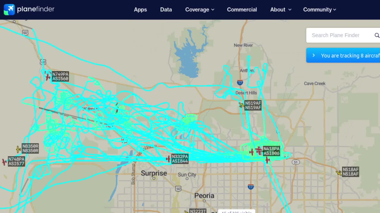 Mormonguard N749PA gang stalking over Morristown AZ 5G cell node Jan 23 2023 12:15pm