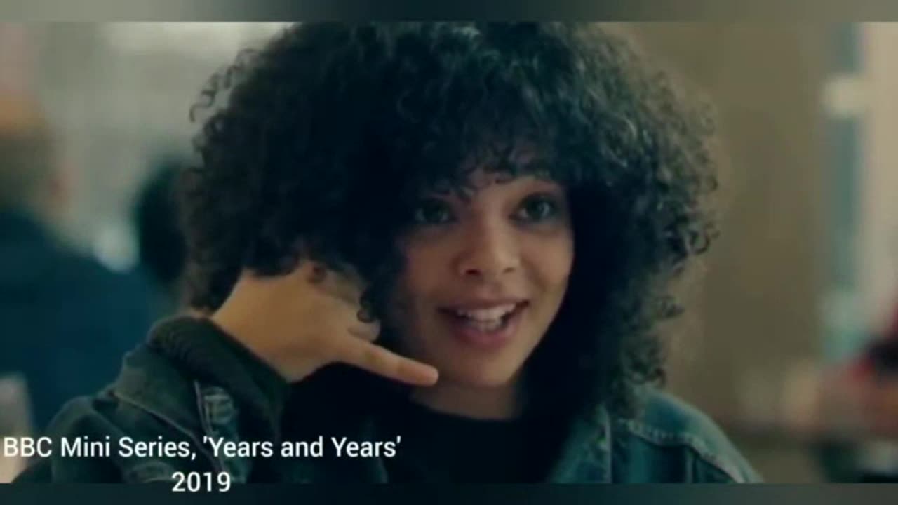 Predictive programming in BBC tel-a-vision mini series 'Years & Years' 2019 about Built-In Phones