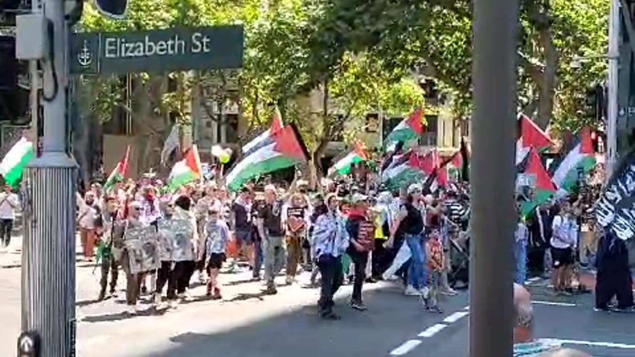 Sydney Australia stand with Palestinens