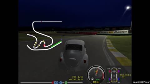 rFactor 1 - Fusca 1300 - Interlagos 94 - Teste 001