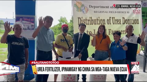 Urea fertilizer, ipinamigay ng China sa mga taga-Nueva Ecija