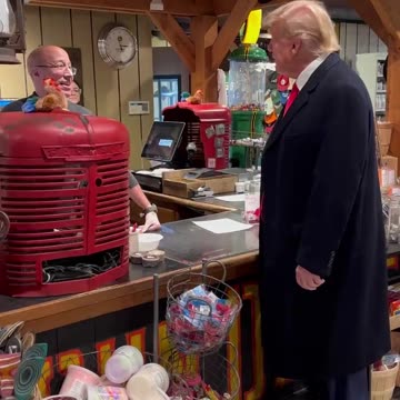 DJT at Machine Shed Restaurant in Iowa