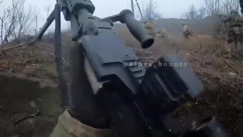 POV footage of Ukrainian defenders in Bakhmut direction