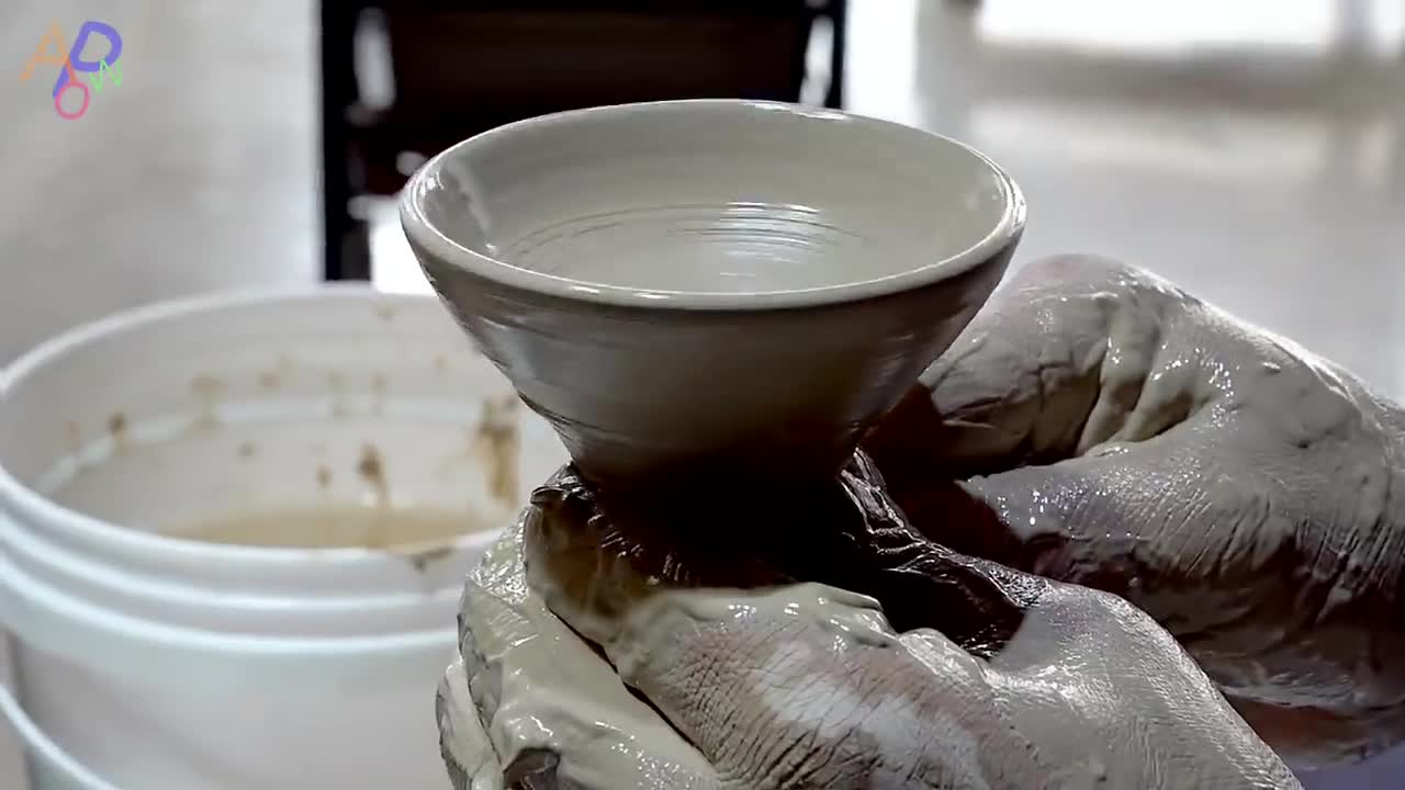 Luxury Teapot Making Process. Korean Pottery Master Craftsman-13