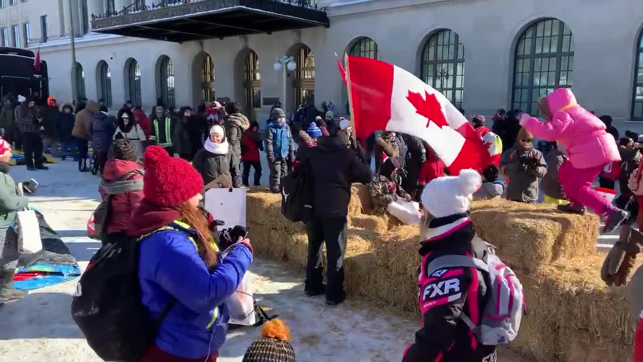 Insurrection of kids in Ottawa, call the SS Ottawa storm troopers😒